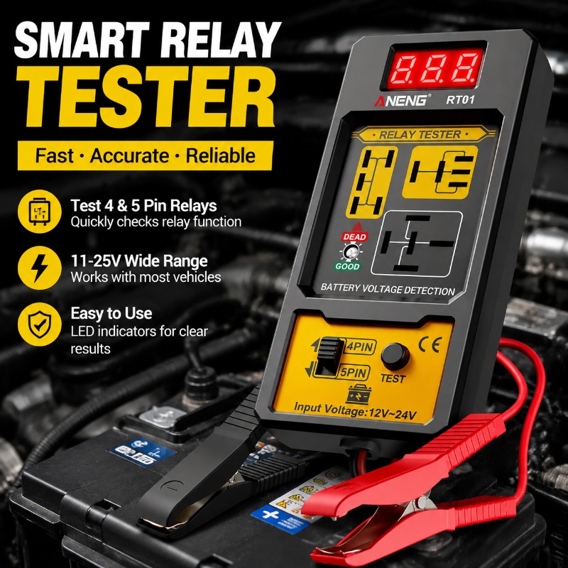 Battery Load Tester - 12V 24V 자동차 릴레이 테스터 범용