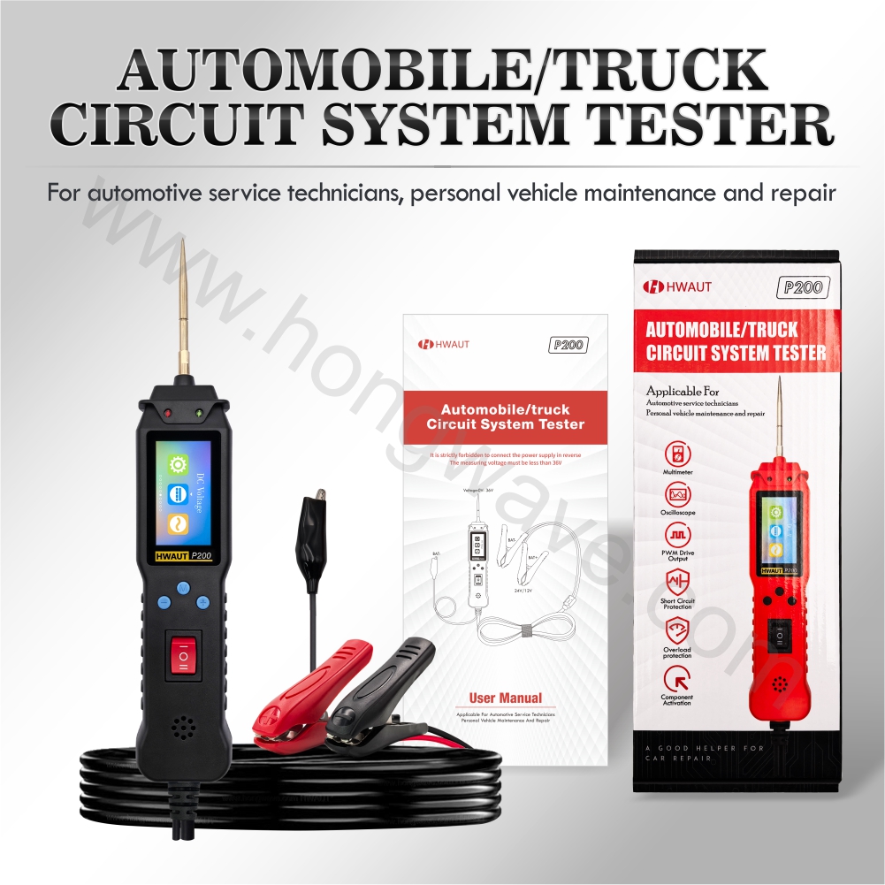 Battery Load Tester - HWAUT P200 스마트 자동차 회로 테스터