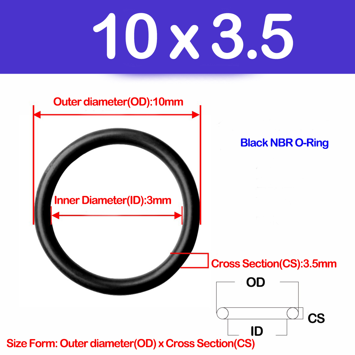 CS 3.5mm,NBR O 링 씰링 가스켓 니트릴 고무 - Auto Repair Cs 리뷰 및 가격