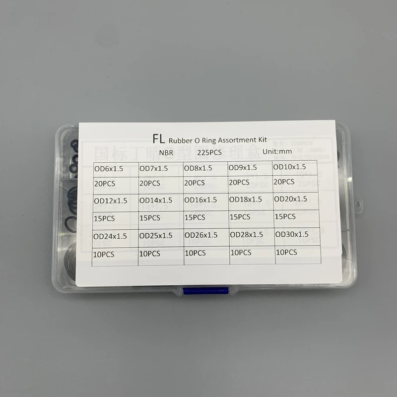 CS 2.4mm 225 PCSNBR 고무 O 링 세트  - Auto Repair Cs 리뷰 및 가격