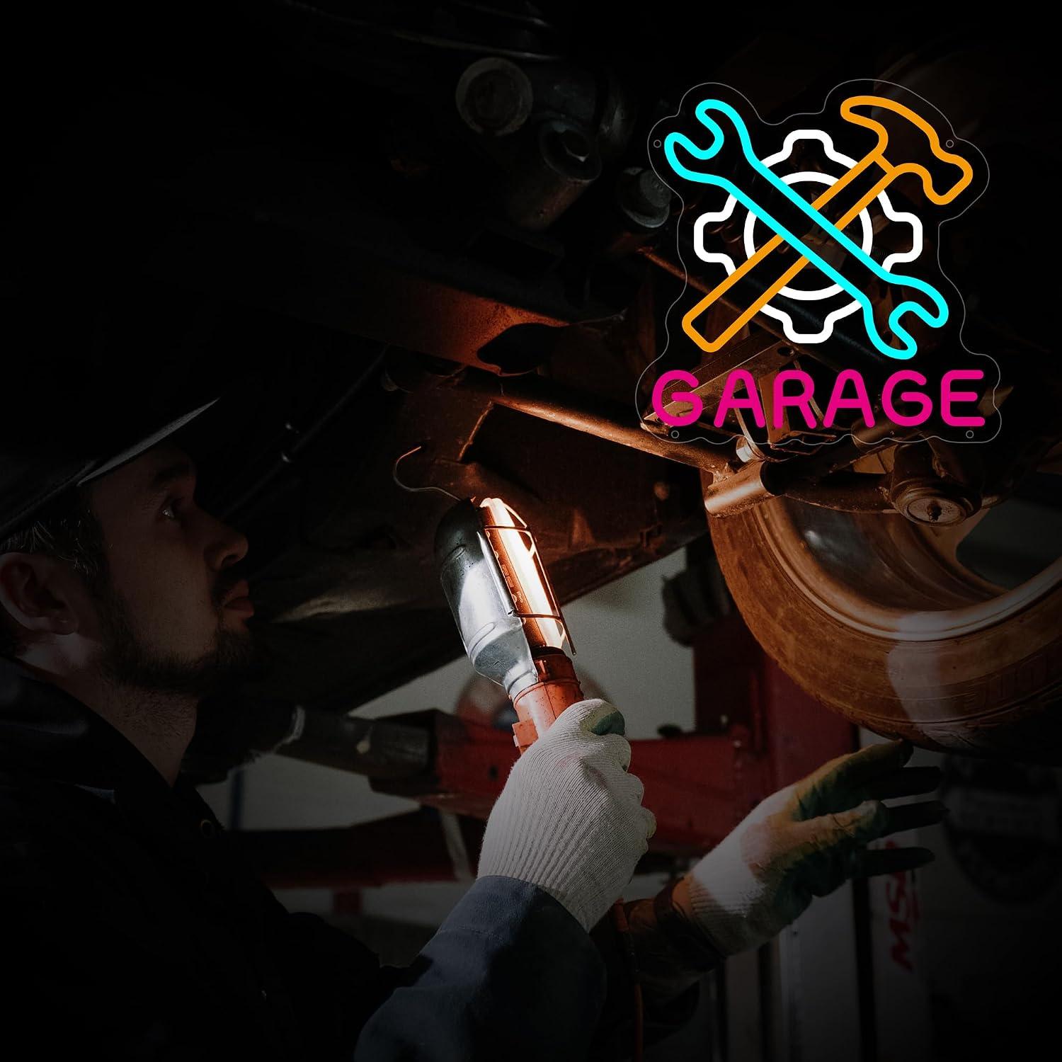 차고 네온사인 LED 네온 조명 - 남성 공간, 자동차 - Auto Repair Shop Signs 리뷰 및 가격