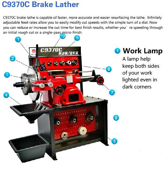 고품질 브레이크 선반/브레이크 드럼/디스크 절단기 C9 - Brake Drum Lathe 리뷰 및 가격