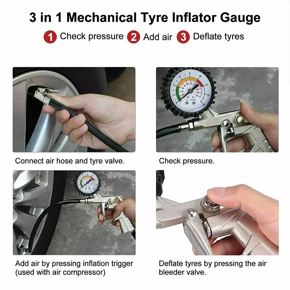 자동차 타이어 압력 게이지, 고정밀 공기압 건 모니터  - Spring Compressor Tool 리뷰 및 가격
