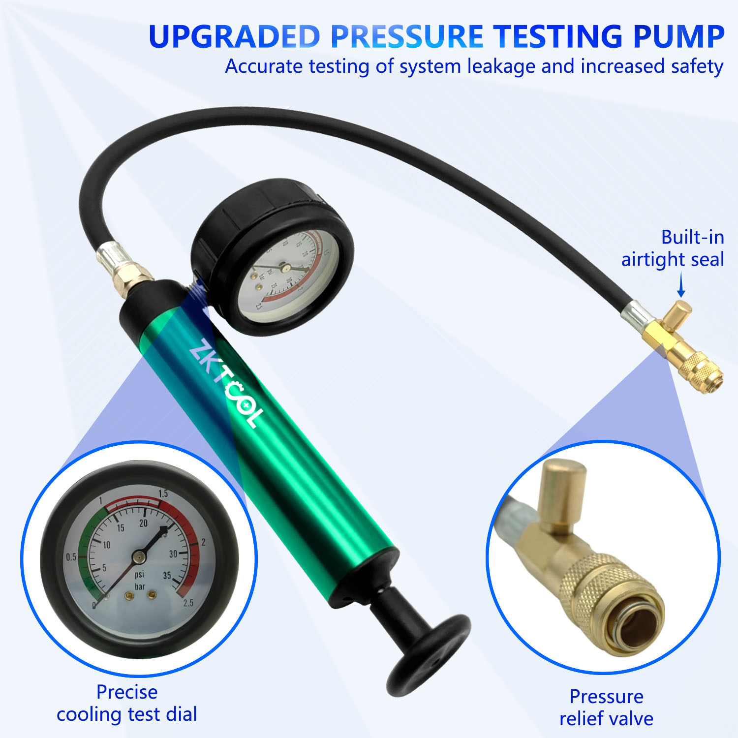 알루미늄 자동차 냉각 시스템 라디에이터 압력 테스트 도 - Radiator Pressure Tester 리뷰 및 가격