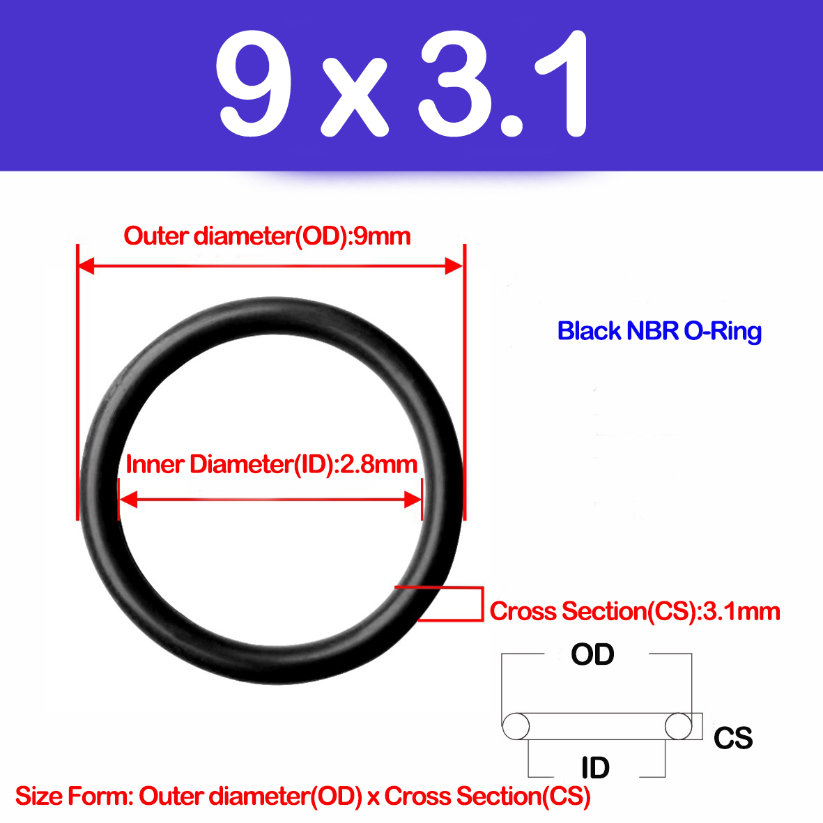 WD CS 3.1mm,NBR O 링 씰링 가스켓 니트릴 - Auto Repair Cs 리뷰 및 가격