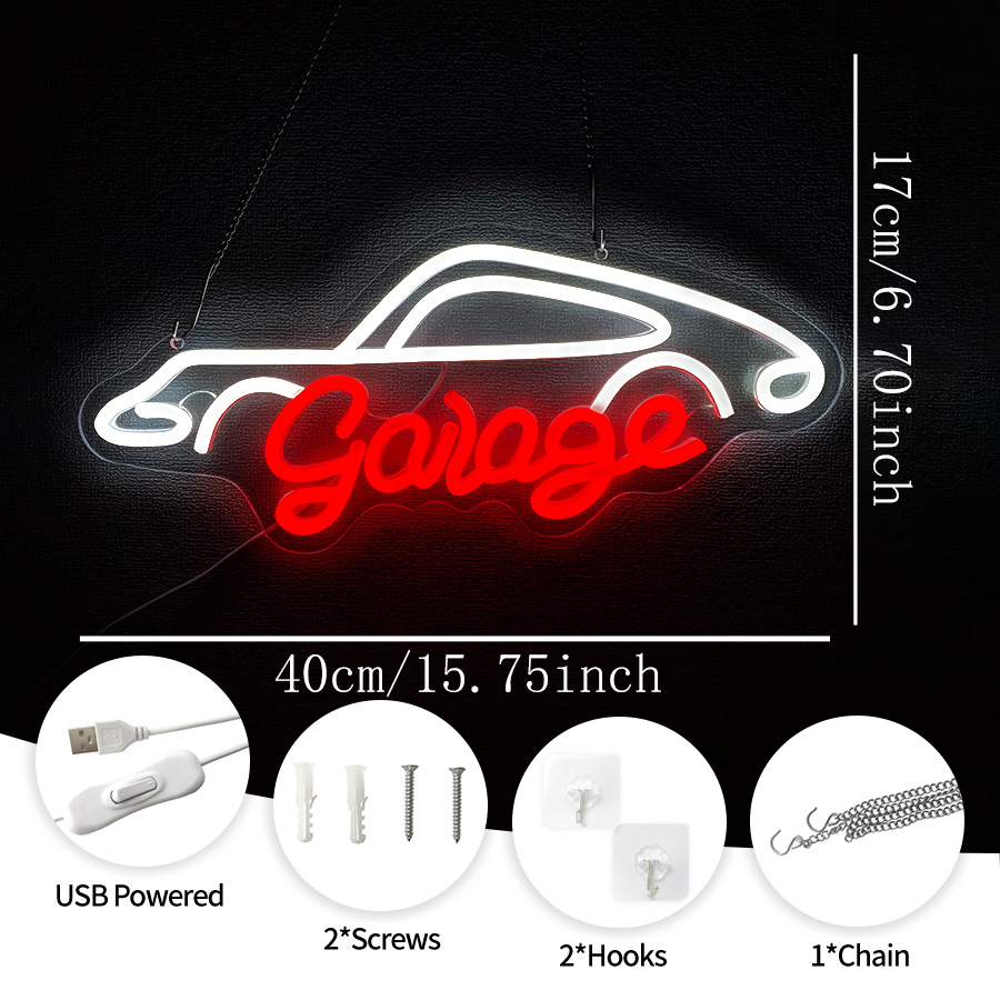 벽 장식용 차고 네온사인, 남자들의 은신처, 사무실,  - Auto Repair Shop Signs 리뷰 및 가격