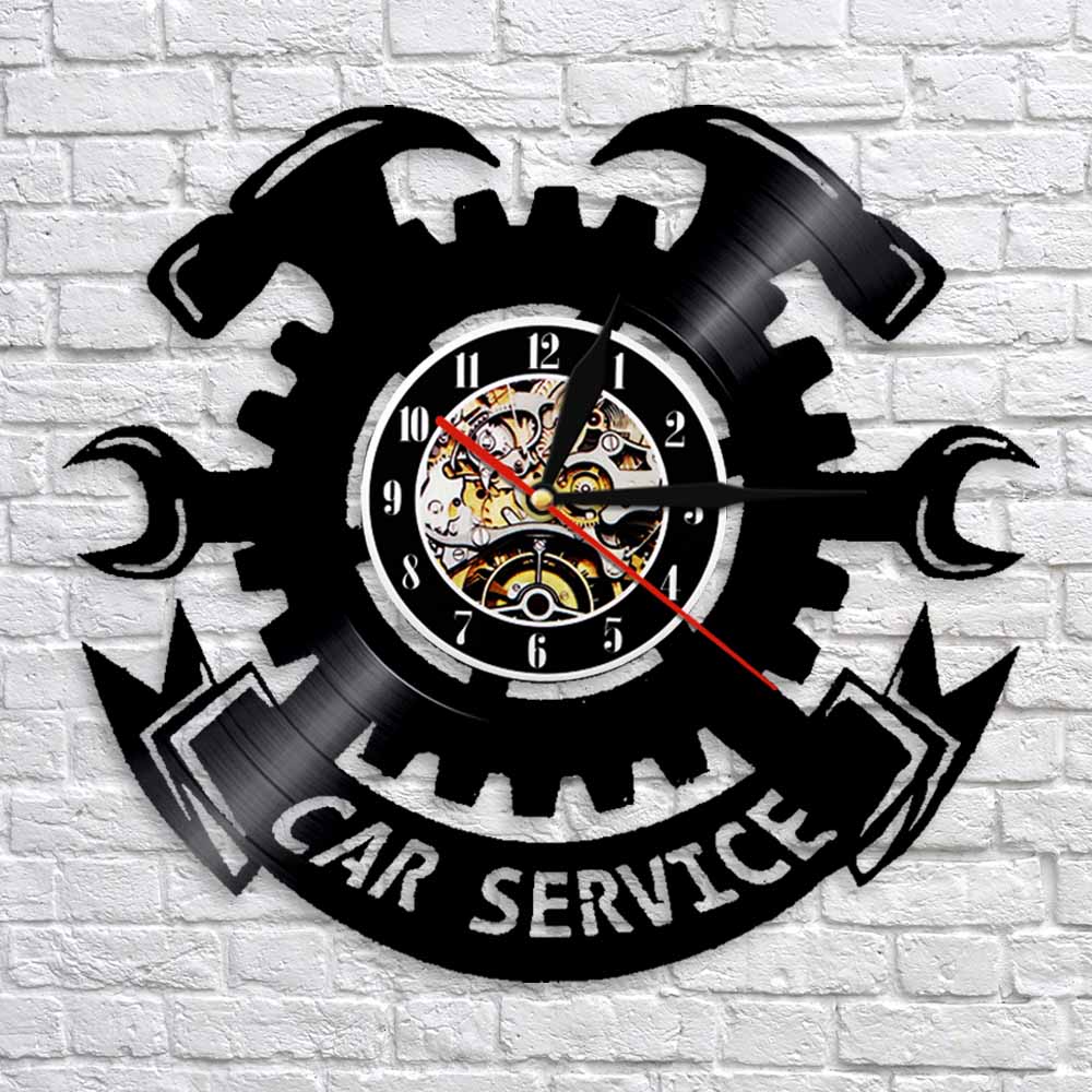 자동차 정비소 벽시계, 모던 디자인 자동차 수리점 비닐 - Auto Repair Shop Signs 리뷰 및 가격