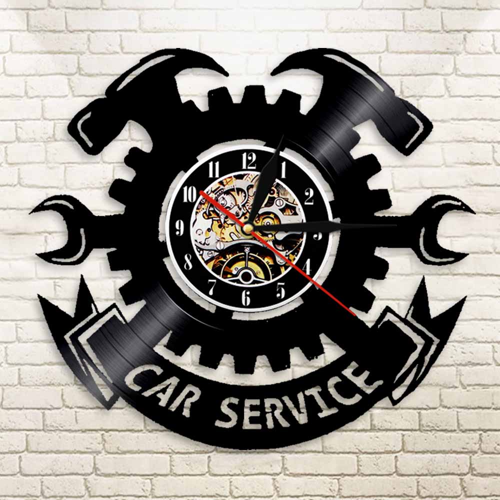 자동차 정비소 벽시계, 모던 디자인 자동차 수리점 비닐 - Auto Repair Shop Signs 리뷰 및 가격