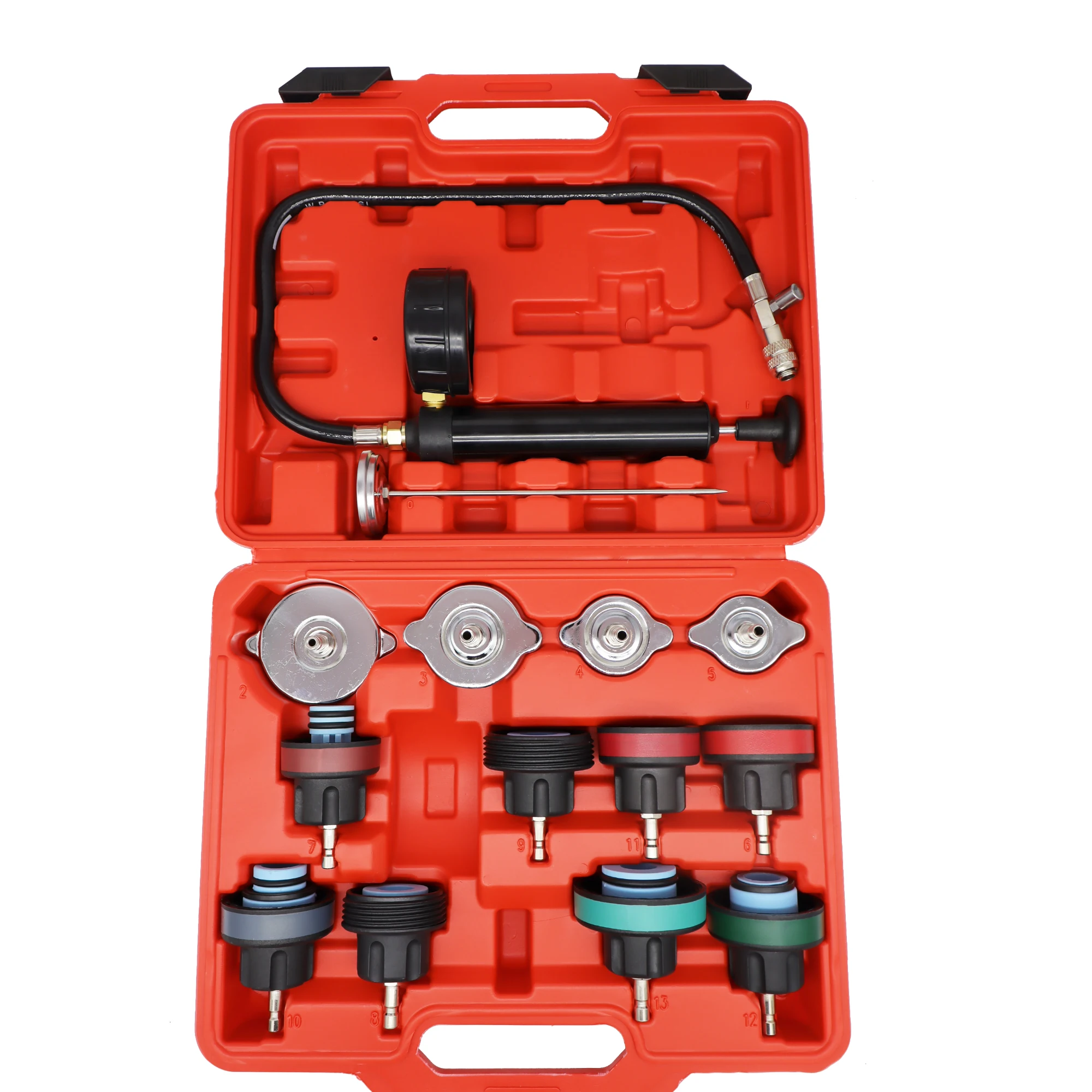14 Pcs 범용 라디에이터 압력 테스터 키트, 쿨러  - Radiator Pressure Tester 리뷰 및 가격
