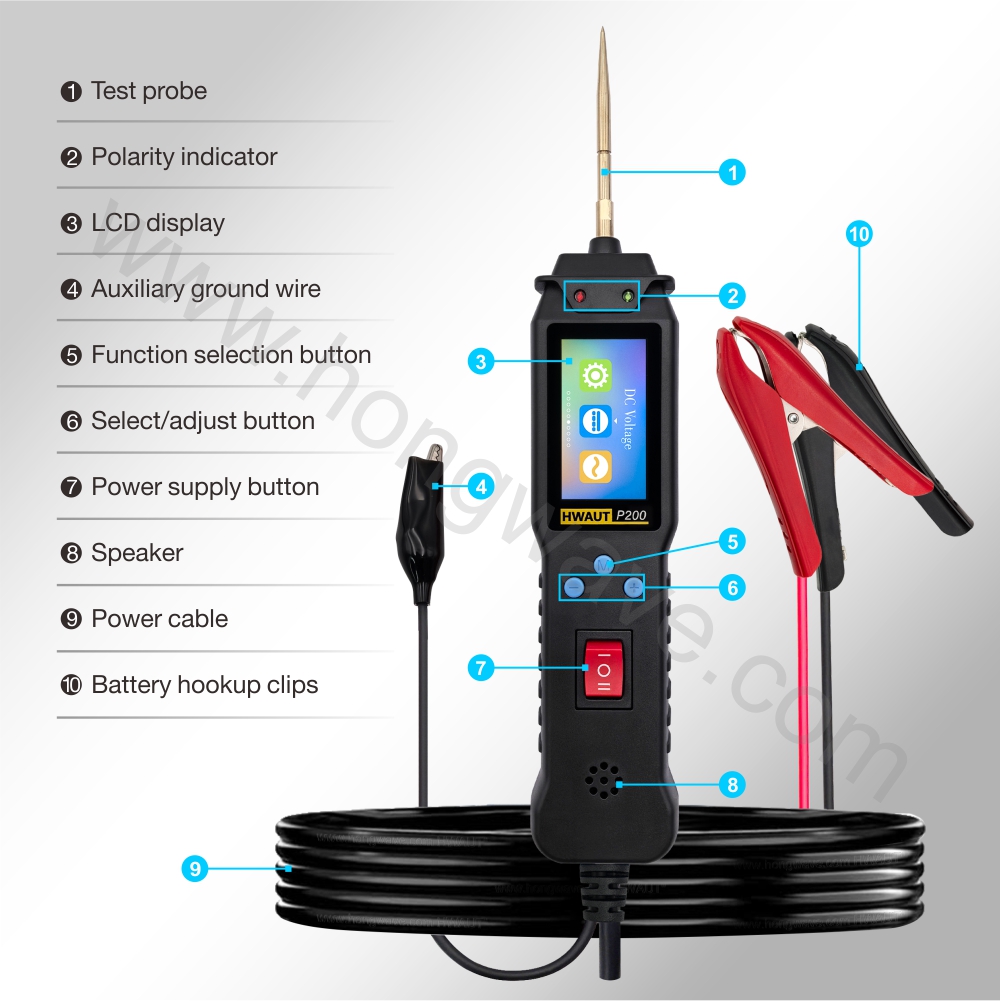 HWAUT P200 스마트 자동차 회로 테스터 2m 스 - Battery Load Tester 리뷰 및 가격